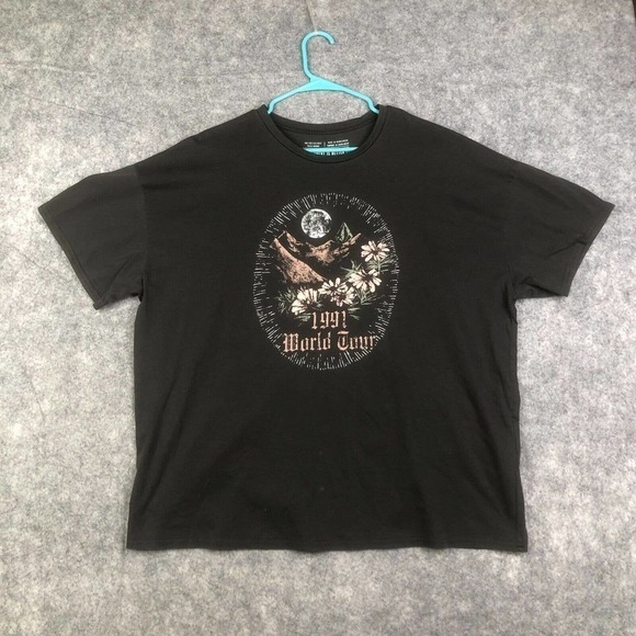 Volcom Farm To Yarn T-shirt Adult One Size Distressed Faded Graphic World Tour - Picture 1 of 8